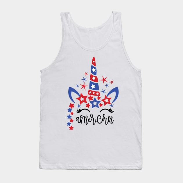 Americorn Tank Top by trendybestgift